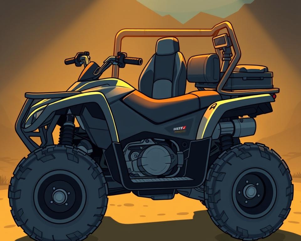 4 wheeler seat for back rack